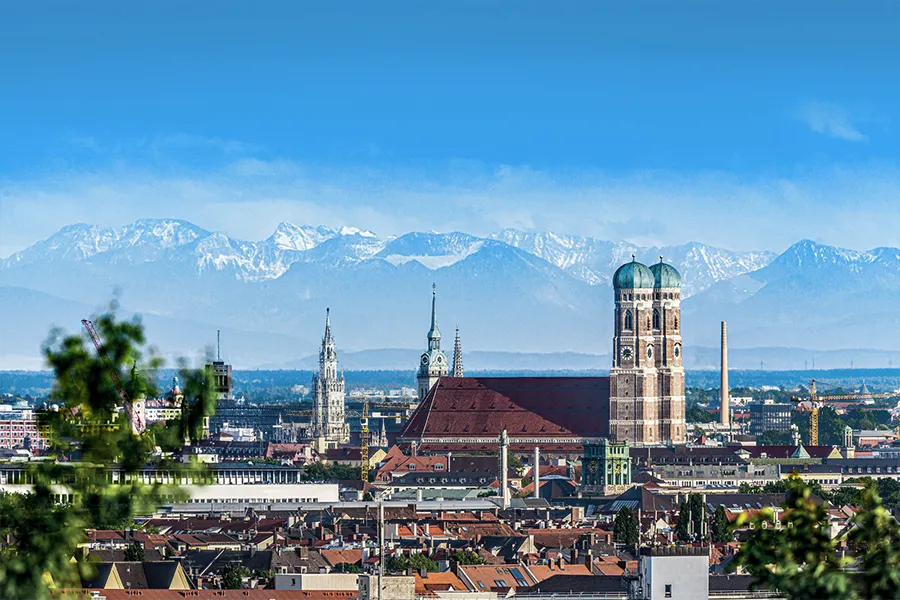 Panorama über München